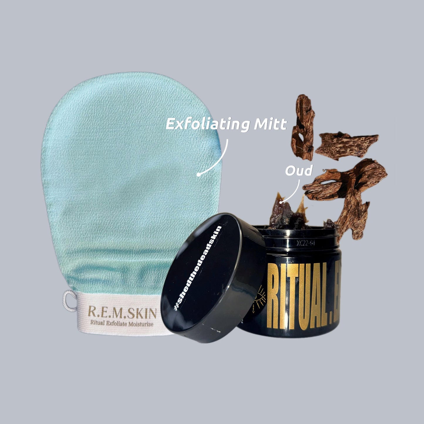 Set: The Oud Renewal Ritual - Beldi Soap & Glove
