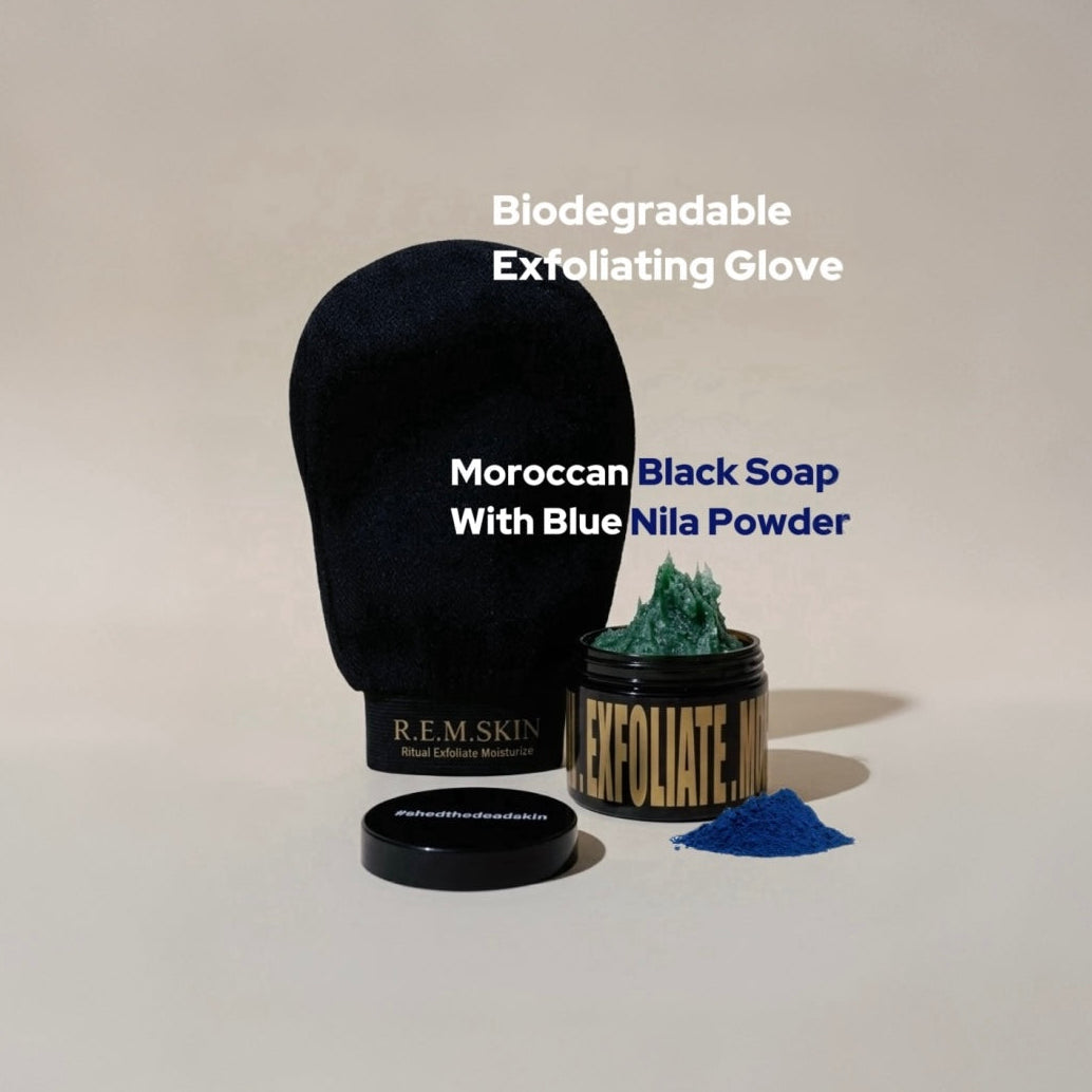 Set: The Blue Nila Glow Effect - Beldi Soap & Glove