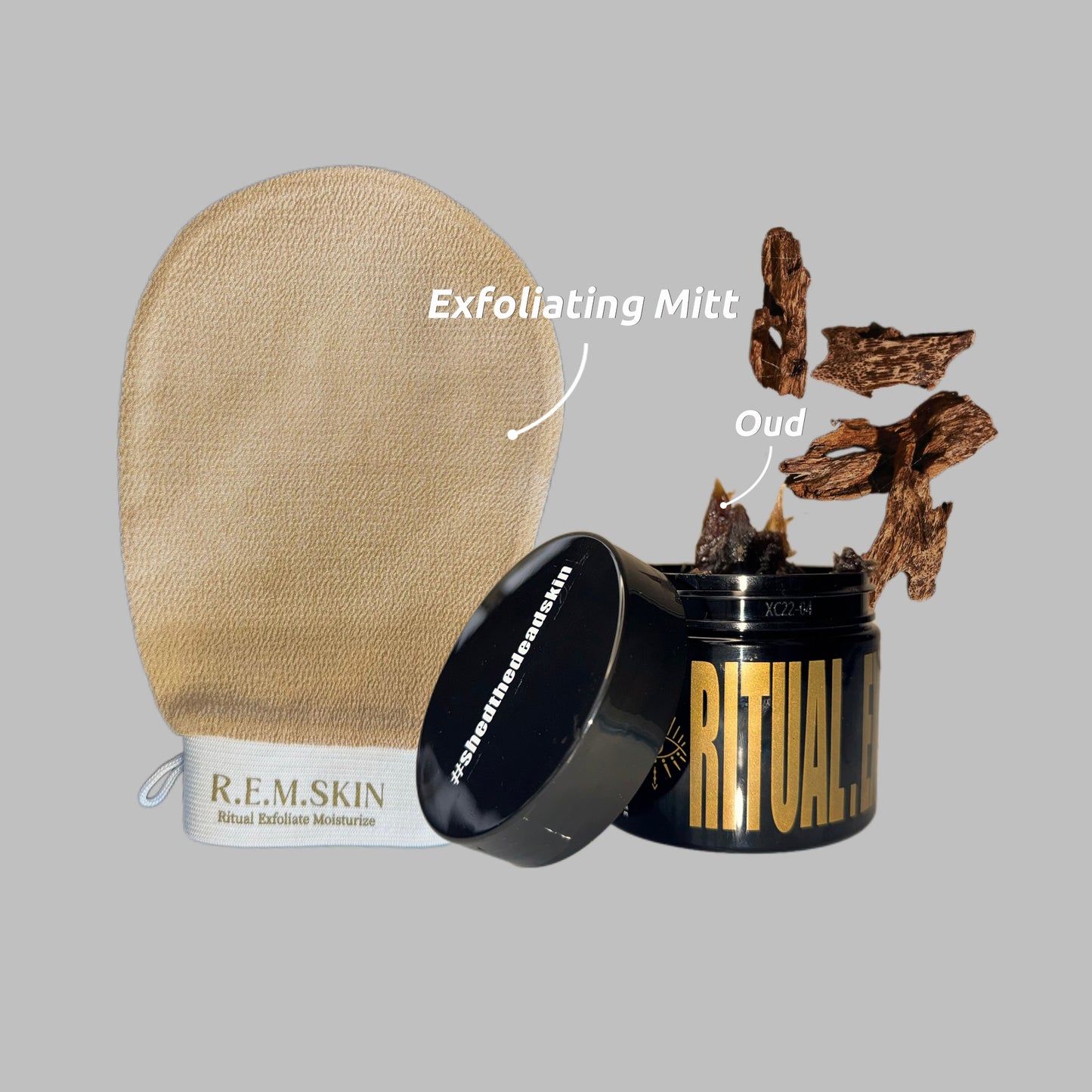 Set: The Oud Renewal Ritual - Beldi Soap & Glove