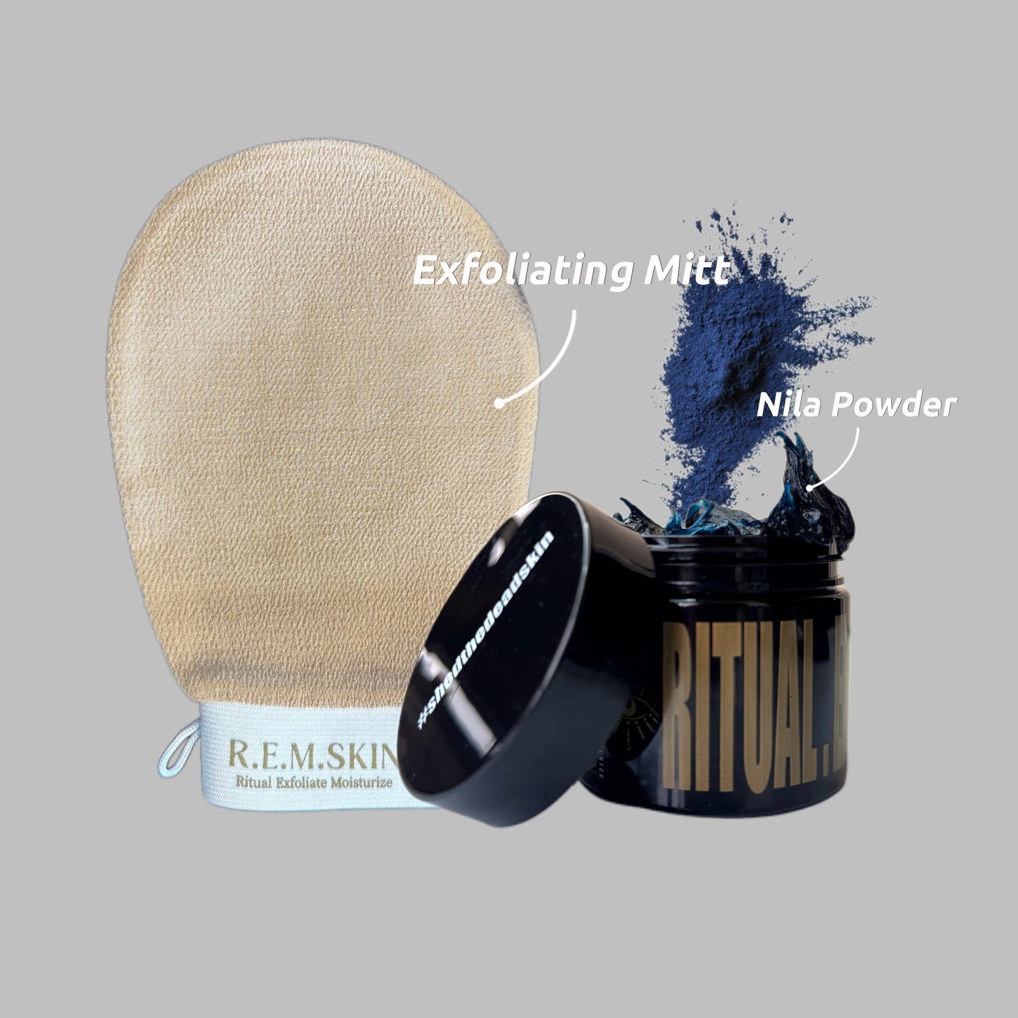 Set: The Blue Nila Glow Effect - Beldi Soap & Glove