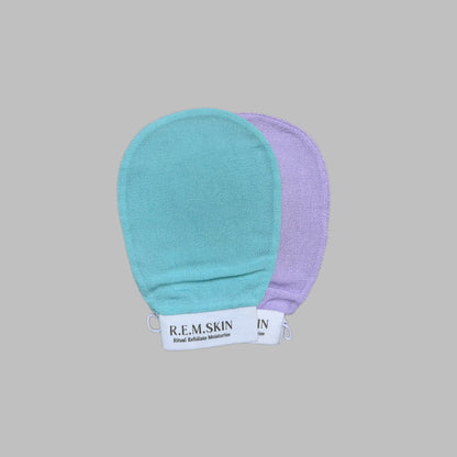 Two Exfoliating Gloves