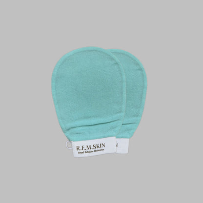Two Exfoliating Gloves
