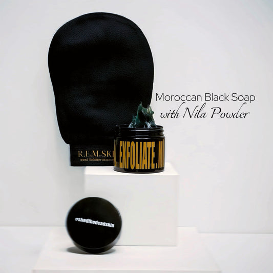 Set: The Blue Nila Glow Effect - Beldi Soap & Glove