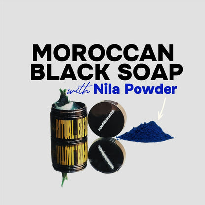 Moroccan Black Soap with Nila Powder
