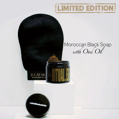 Set: The Oud Renewal Ritual - Beldi Soap & Glove