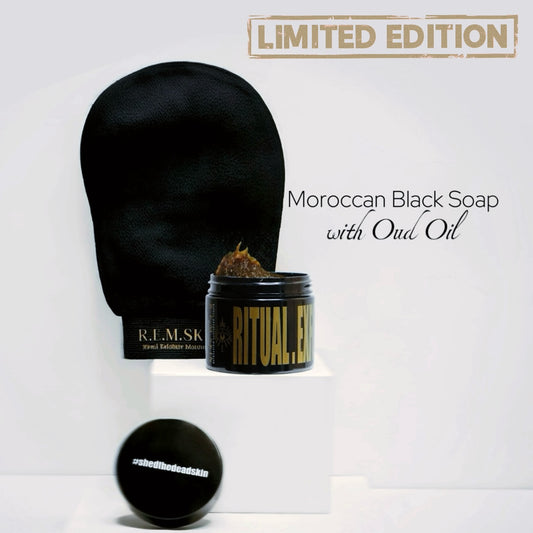 Set: The Oud Renewal Ritual - Beldi Soap & Glove